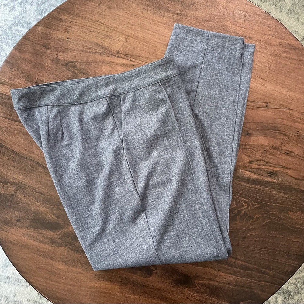 NWOT Betabrand Pants Audrey Blue Linen Yoga Work
